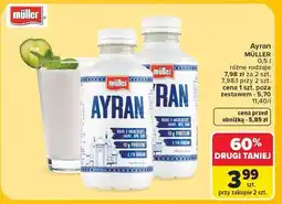 Carrefour Napój turecki ayran Muller oferta