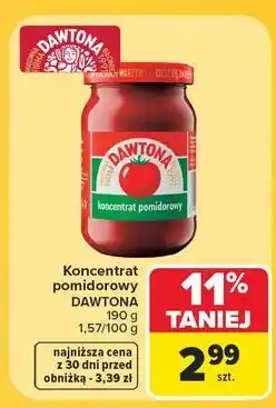 Carrefour Koncentrat pomidorowy Dawtona oferta