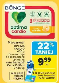 Carrefour Margaryna Optima Cardio O Smaku Masła oferta