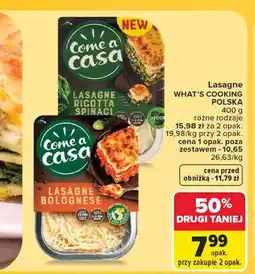 Carrefour Lasagne bolognese Come A Casa oferta