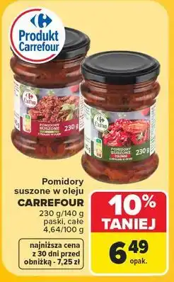 Carrefour Pomidory suszone całe Carrefour oferta