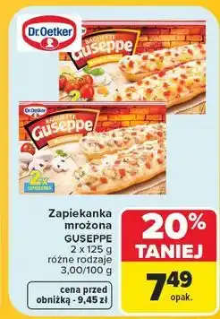 Carrefour Zapiekanka ser-pomidor Dr. Oetker Guseppe oferta