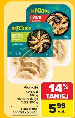 Carrefour Pierożki gyoza z białą kapustą i mięsem wieprzowym Be Foodie oferta