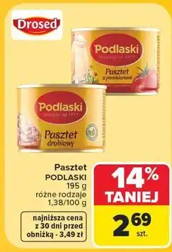 Carrefour Pasztet z pomidorami Drosed Podlaski oferta