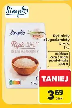 Carrefour Ryż biały długoziarnisty Simpl oferta