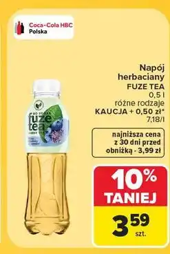 Carrefour Napój green tea blueberry & lavender Fuzetea oferta