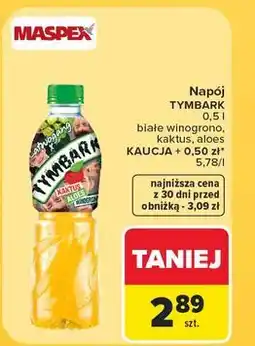 Carrefour Napój kaktus-aloes-winogrono Tymbark oferta