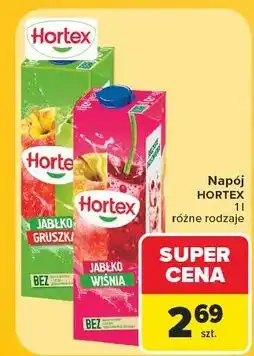 Carrefour Napój jabłkowo-wiśniowy Hortex oferta