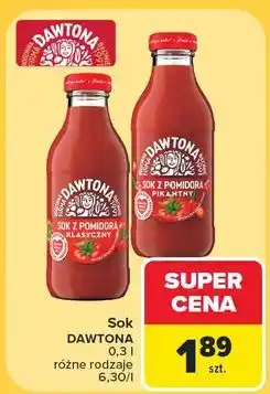 Carrefour Sok pomidorowy pikantny Dawtona oferta