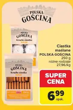 Carrefour Ciastka kruche maślane Polska Gościna oferta