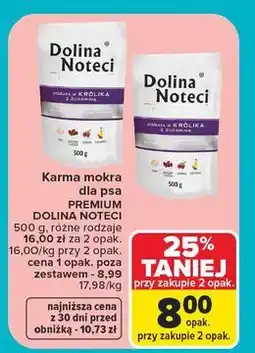 Carrefour Karma bogata w królika z żurawiną Dolina Noteci oferta