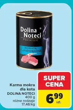 Carrefour Karma dla kota bogata w jagnięcinę Dolina Noteci oferta
