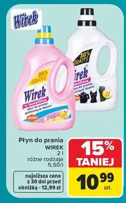 Carrefour Płyn do prania czarnego Wirek oferta