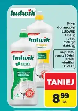Carrefour Płyn do mycia naczyń cytrynowy Ludwik oferta