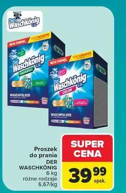Carrefour Proszek do prania uniwersal Der Waschkonig oferta