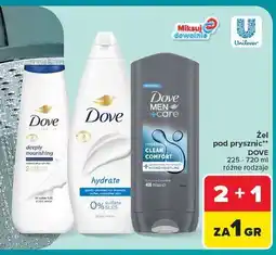 Carrefour Żel pod prysznic clean comfort Dove Men+Care oferta