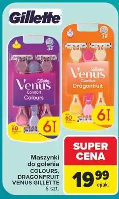 Carrefour Maszynki do golenia dragonfruit Gillette Venus 3 oferta