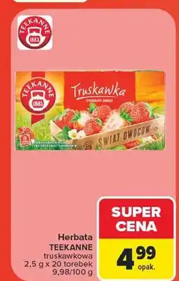 Carrefour Herbata truskawka Teekanne World Of Fruits oferta