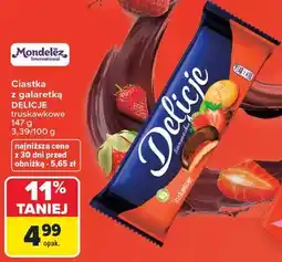 Carrefour Ciastka z galaretką truskawkową Delicje Szampańskie oferta