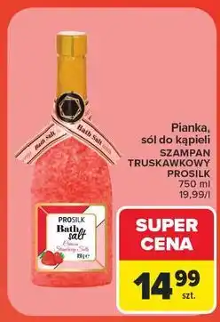 Carrefour Pianka do kąpieli truskawka Prosilk oferta