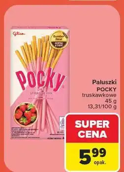 Carrefour Paluszki strawberry Pocky oferta