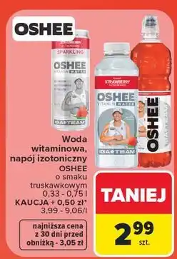 Carrefour Napój izotoniczny truskawkowy Oshee oferta