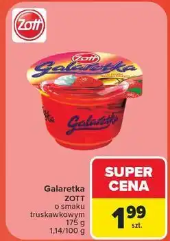 Carrefour Galaretka truskawkowa Zott oferta