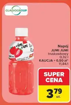 Carrefour Napój truskawkowy Jumi oferta