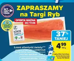 Carrefour Łosoś atlantycki filet ze skórą Jakość Z Natury Carrefour oferta