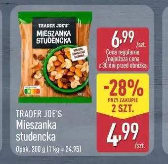 ALDI Trader Joe's Mieszanka studencka oferta