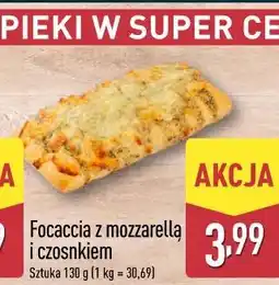 ALDI Focaccia z mozzarellą i czosnkiem oferta