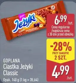 ALDI Goplana Ciastka Jeżyki Classic oferta