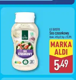 ALDI LE GUSTO Sos czosnkowy oferta
