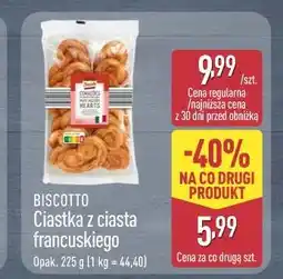 ALDI Biscotto Ciastka z ciasta francuskiego oferta
