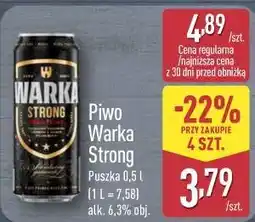ALDI Piwo Warka Strong oferta
