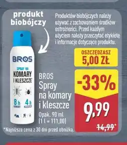 ALDI Bros Spray na komary i kleszcze oferta