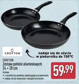 ALDI CROFTON Zestaw patelni aluminiowych oferta
