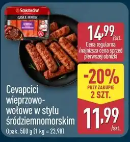 ALDI SOKOŁÓW Cevapcici wieprzowo-wołowe w stylu śródziemnomorskim oferta