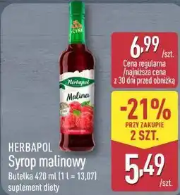 ALDI Herbapol Syrop malinowy oferta