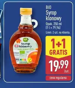 ALDI BIO Syrop klonowy oferta