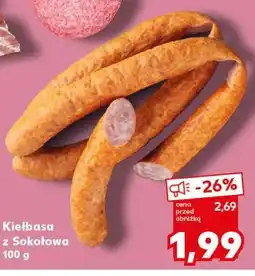 Kaufland Kiełbasa z Sokołowa oferta