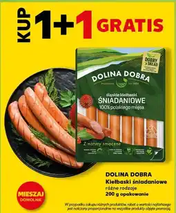 Kaufland Dolina Dobra Kiełbaski śniadaniowe oferta