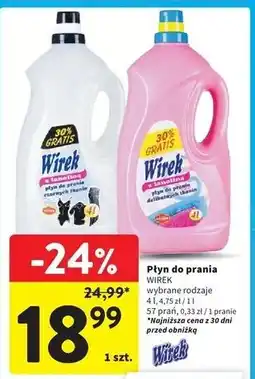 Intermarche Płyn do prania delikatnych tkanin z lanoliną Wirek oferta
