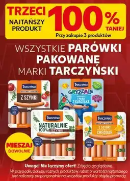Kaufland Parówki pakowane Tarczyński oferta