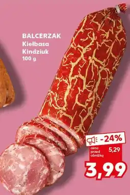 Kaufland BALCERZAK Kiełbasa Kindziuk oferta
