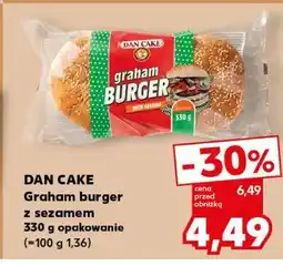 Kaufland DAN CAKE Graham burger z sezamem oferta