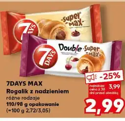 Kaufland 7DAYS MAX Rogalik z nadzieniem oferta