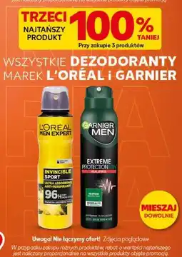 Kaufland L'ORÉAL i GARNIER Wszystkie dezodoranty oferta