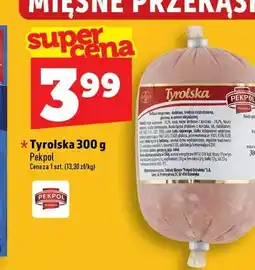 Topaz Kiełbasa Tyrolska Pekpol oferta