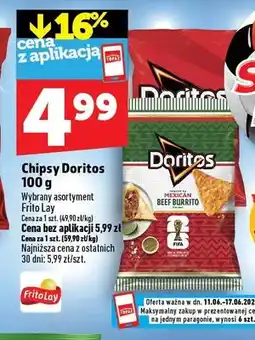 Topaz Chipsy Doritos oferta
